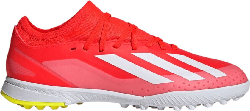 adidas X Crazyfast League TF / Q2 24, fotballsko kunstgress og grus, junior Red/White/Yellow