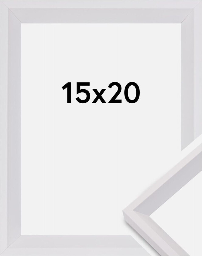 Ramme Globe Hvit 15x20 Cm