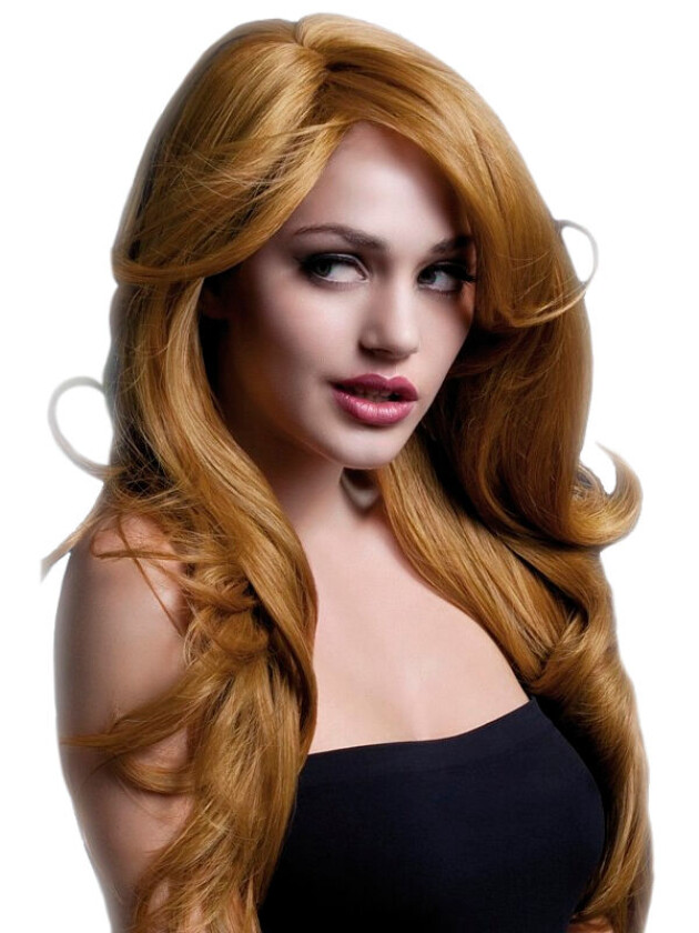 Parykk Nicole, kastanjebrun