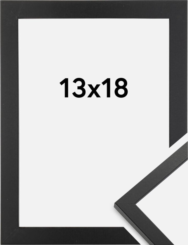 Ramme Trendy Akrylglass Svart 13x18 Cm