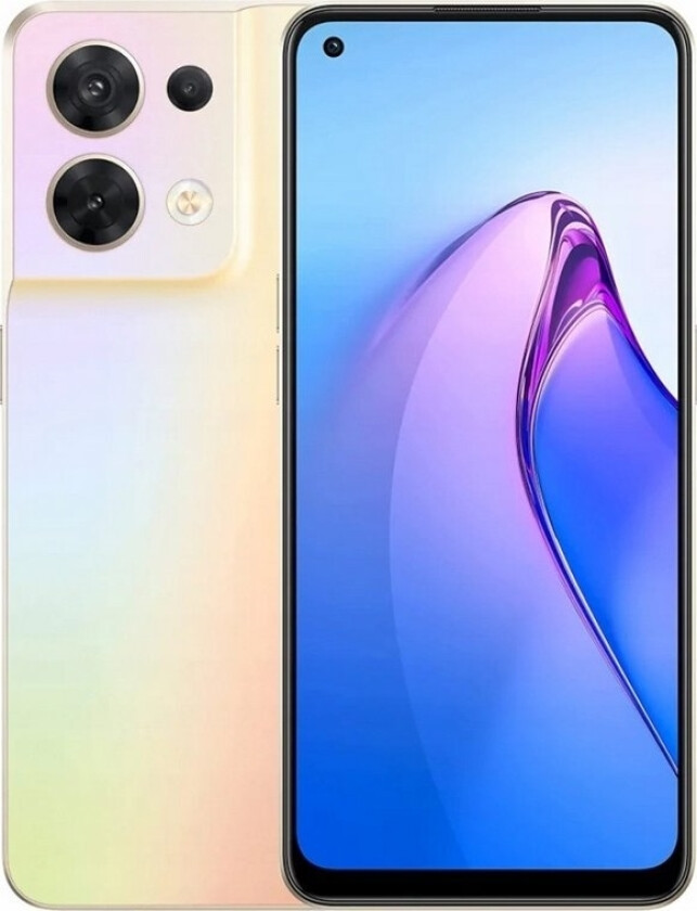 Oppo Reno 8 , 16,3 cm (6.4"), 8 GB, 256 GB, 50 MP, Android 12, Gull
