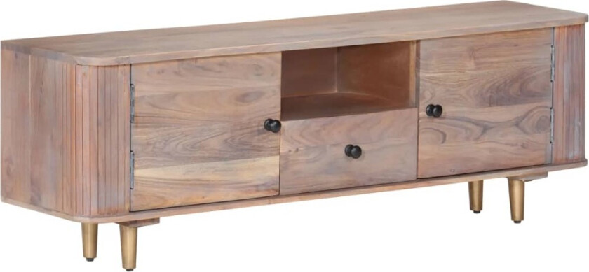 TV-benk 118x30x40 cm heltre akasie