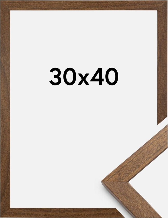 Ramme Stilren Akrylglass Warm Brown 30x40 Cm