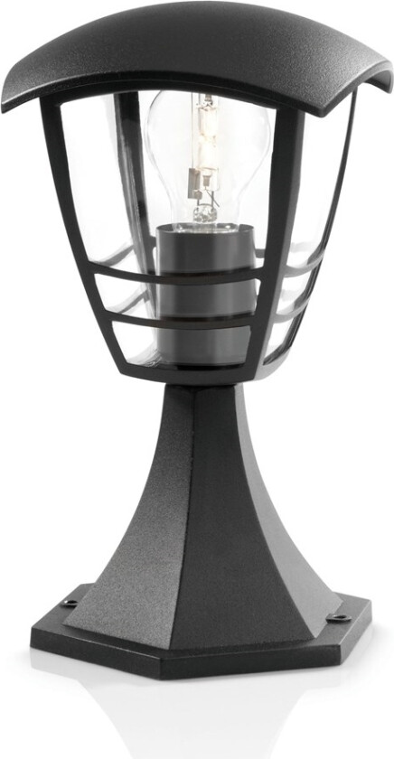 myGarden Søyle/stolpe, Utendørs sokkel/stang-belysning, Sort, Aluminium, IP44, Hage, Terrasse, I