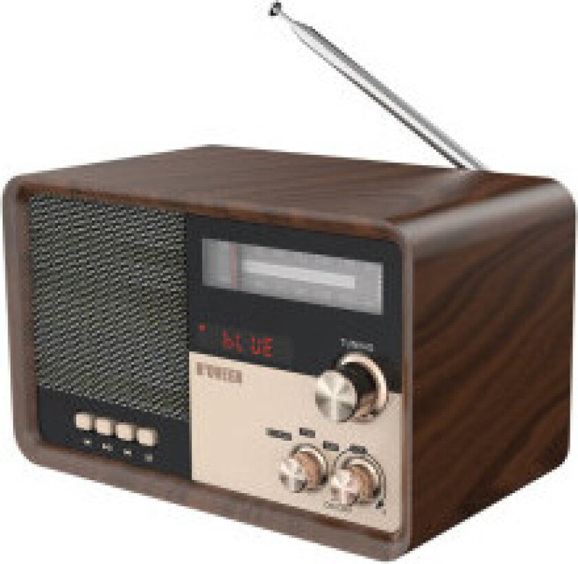 Bærbar radio N'oveen PR951 Brun