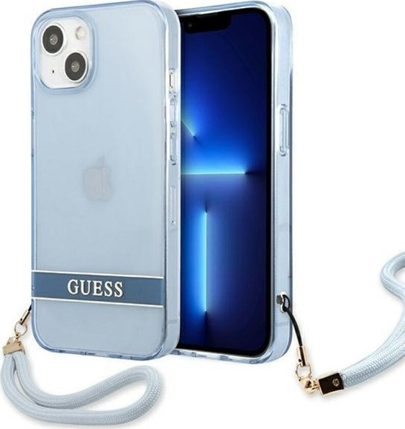 Guess GUHCP13MHTSGSB iPhone 13 6.1 "blue/blue hard case transparent clip