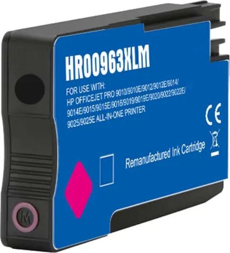 Blekk Magenta No 963xl 1.6k - Renew