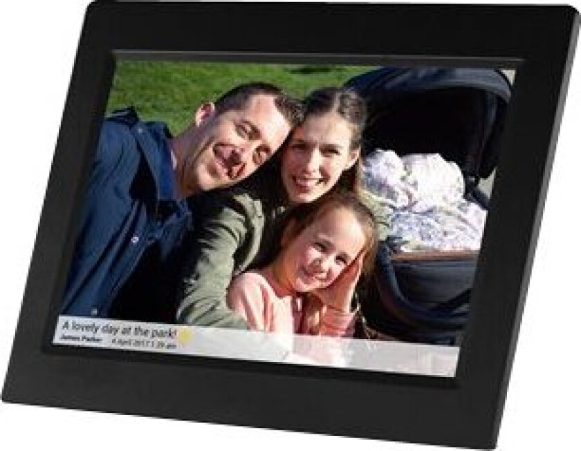 10,1 tommer digital Wi-Fi-billedramme med FRAMEO-programvare, 25,6 cm (10.1), 1280 x 800 piksler, IPS, 200 cd/m², JPEG, 8 GB