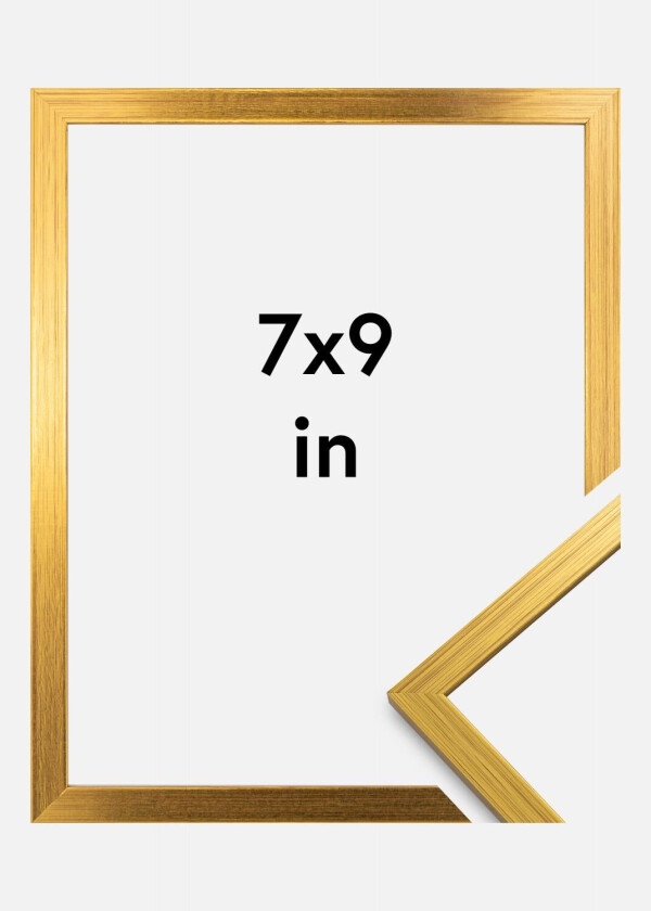 Ramme Edsbyn Akrylglass Gull 7x9 Inches (17,78x22,86 Cm)