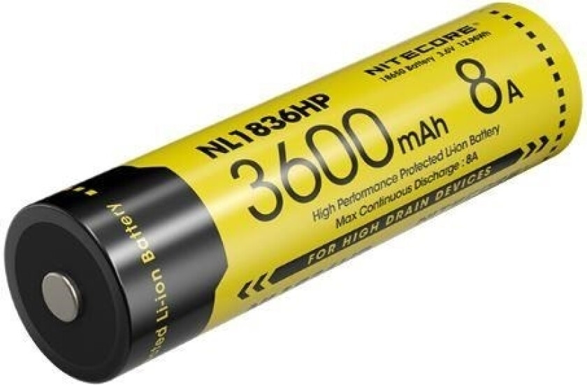 Nitecore 18650 3600 mAh battery