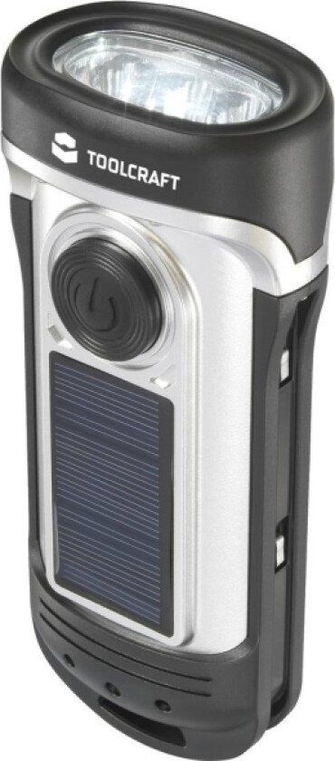 SOLAR & DYNAMO LIGHT Lommelygte solcelle-drift, dynamodrev LED (RGB) IPX8 (vandtæt), med nødlysfunktion 20 lm 176 g