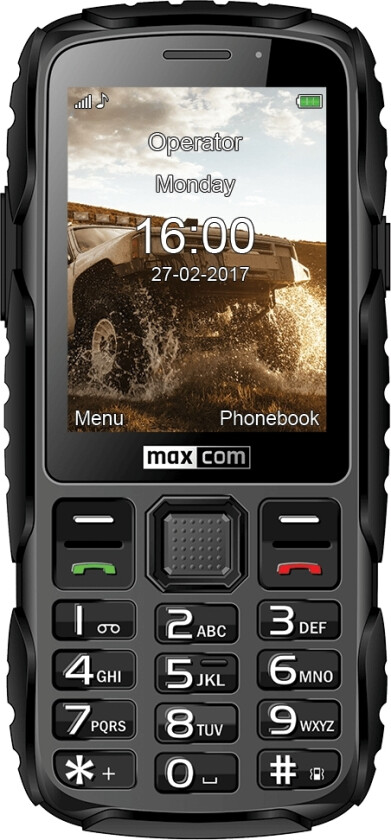 MaxCom MM920BK, Bar/Sperre, 7,11 cm (2.8"), 240 x 320 piksler, 2 MP, Bluetooth, Sort