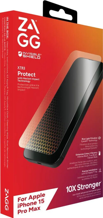 Zagg Invisibleshield Glass Xtr3 Iphone 15 Pro Max