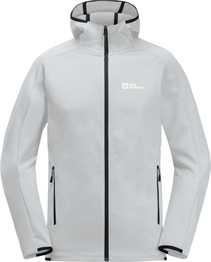 Men's Alpgrat Hooded Full Zip Cool Grey M, Cool Grey