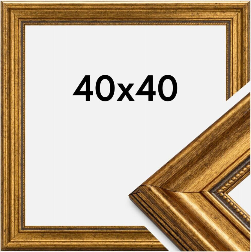 Ramme Rokoko Gull 40x40 Cm