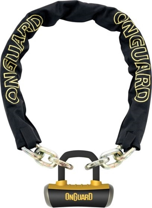 ONGUARD Sykkellås Mastiff 8019 svart-gul (22920)