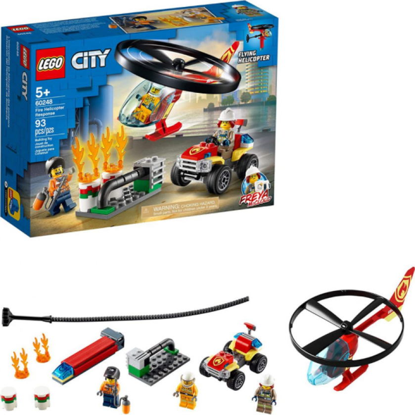 Lego City 60248 Brannvesenets utrykningshelikopter
