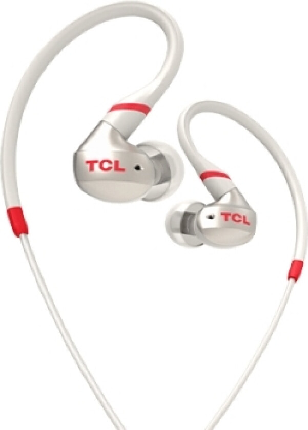 ACTV100WT hodetelefon og headsett Hodetelefoner Koblet med ledninger (ikke trådløs) In-ear Samtaler/musikk Rød, Hvit