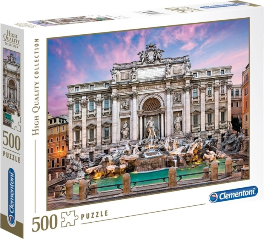 High Quality Collection - Trevi Fountain - puslespill - 500 deler