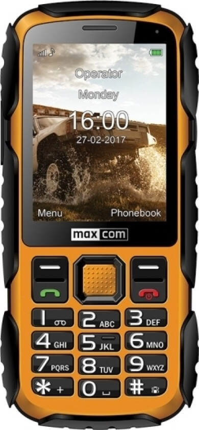 MaxCom MM920Y, Bar/Sperre, 7,11 cm (2.8"), 240 x 320 piksler, 2 MP, Bluetooth, Gult
