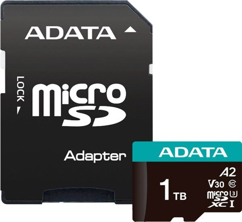A-Data Micro SD PremierPro 1TB UHS1 U3 V30 100/85 MB/s + adapter