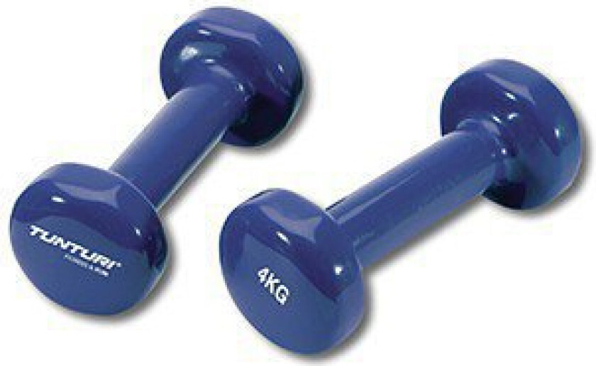 14TUSFU112, Fast vekt Dumbbell, Blå, 4 kg, 2 stykker