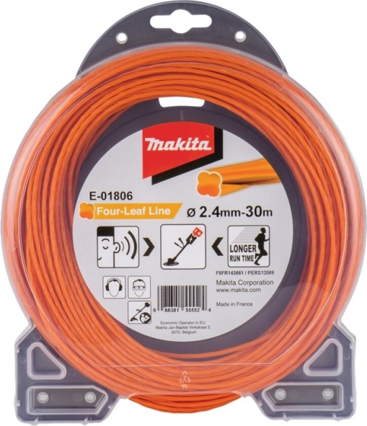 E-01806, Hekketrimmersnor, Oransje, 30 m, 1 stykker