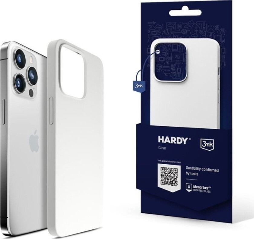 Deklas 3MK Hardy Case iPhone 15 Pro 6.1" sølv-hvit/sølv-hvit MagSafe