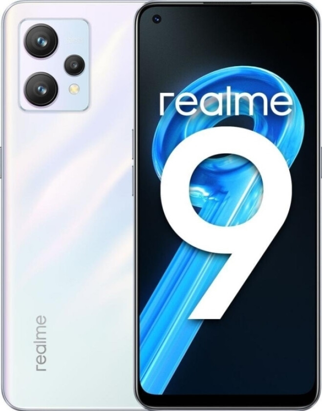 realme 9 4G, 16,3 cm (6.4"), 6 GB, 128 GB, 108 MP, Android 12, Hvit