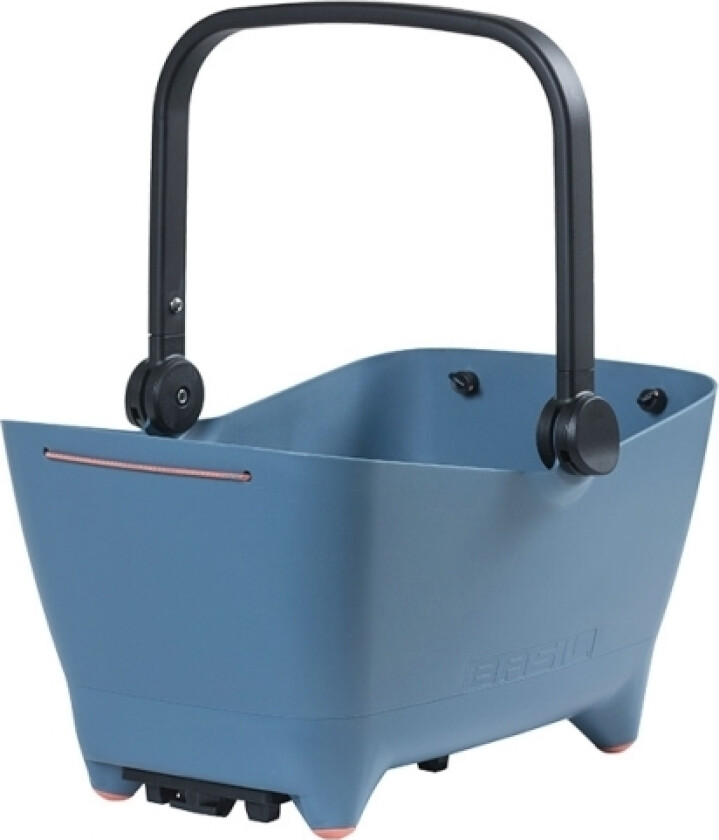 Buddy MIK, Bakre, Sykkelkurv, Plastikk, Svart, Blå, 450 mm, 220 mm