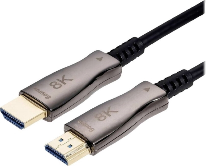 Value HDMI Tilslutningskabel HDMI-A-stik, HDMI-A-stik 50.00 m Sort 14.99.3487 Ultra HD (8K) HDMI-kabel