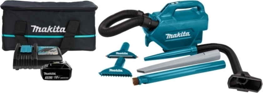 DCL184RF, Tørr, Støv pose, 0,5 l, Sort, Blå