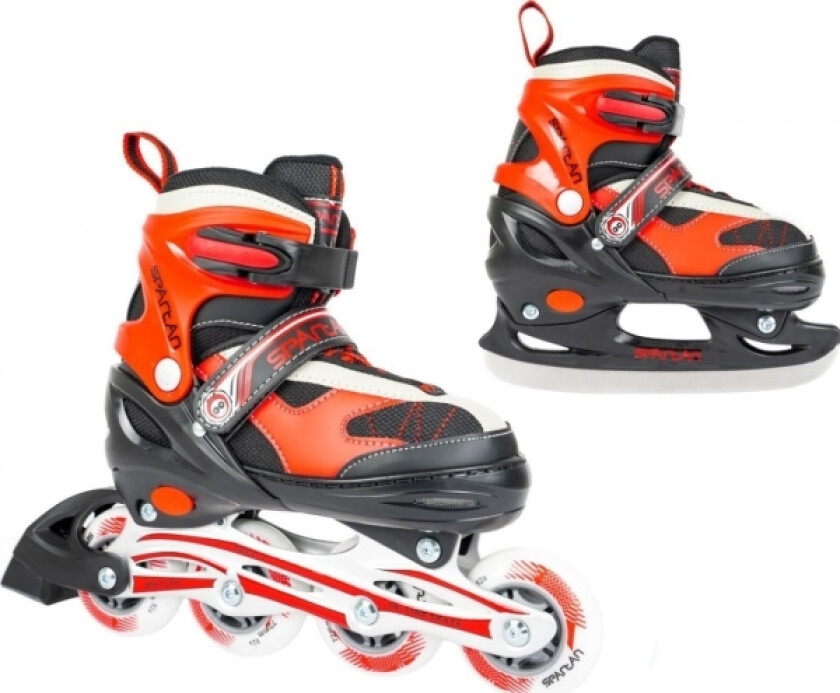 Inline Skates 2in1 SPARTAN Red Inliner (38-41)