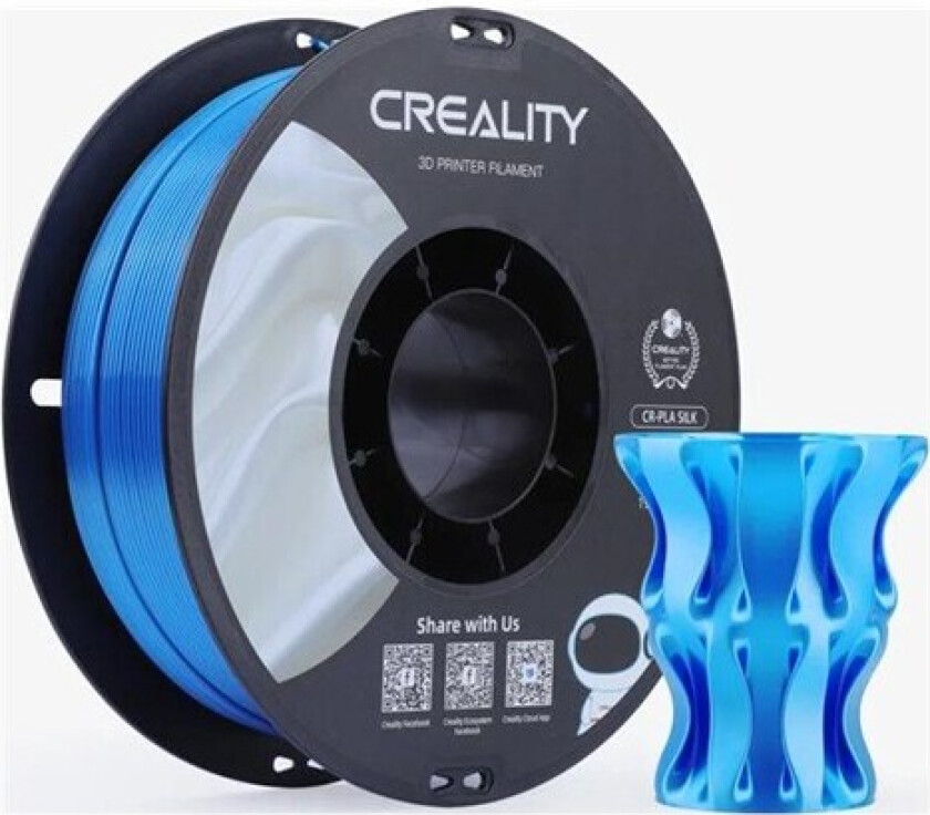 3D - blue - CR-Silk PLA filament - CR-Silk PLA filament Blå