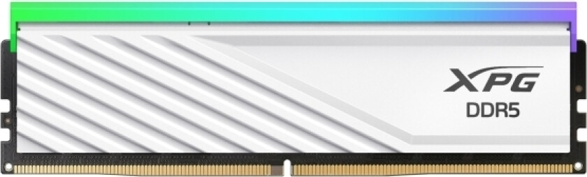 A-Data ADATA DDR5 - 32GB - 6000 - CL - 30 (2x 16 GB) dual kit, RAM (white, AX5U6000C3016G-DTLABRWH, XPG Lancer Blade RGB, INTEL XMP, AMD EXPO)