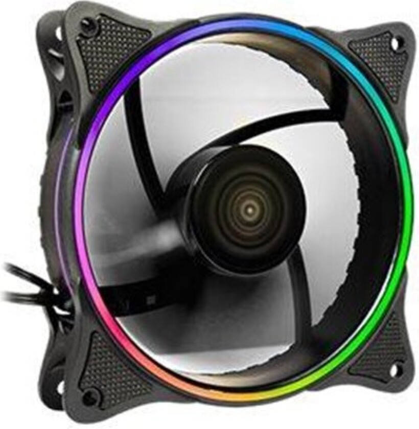 Zusatzlüfter Fan 120mm RGB für X-908 u. - Kabinettvifte - 120mm - Svart