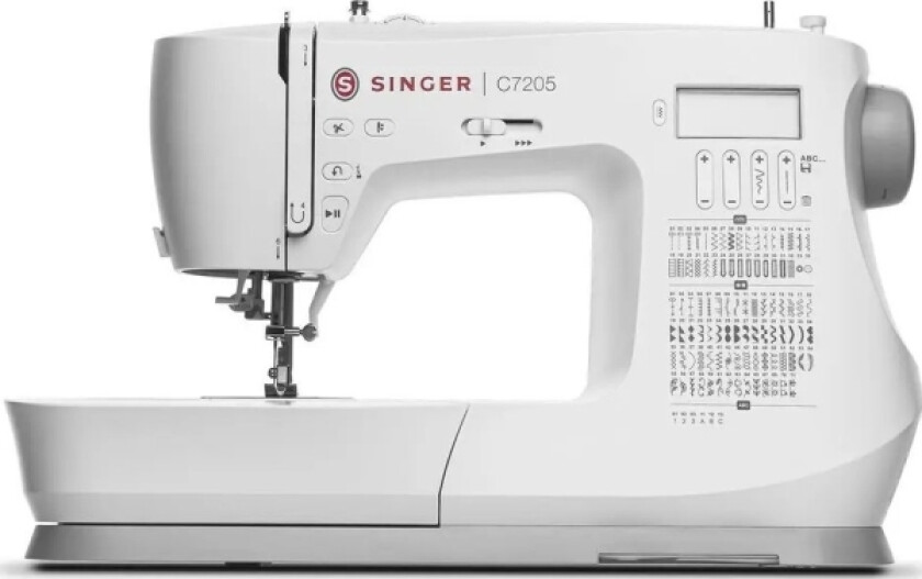 Singer Siuvimo mašina Singer   C7205   Sewing Machine   Number of stitches 200   Number of buttonholes 8   Baltas