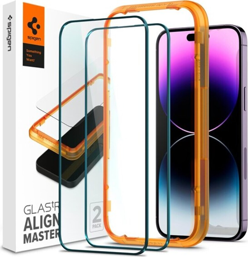 Glas.tR AlignMaster, Apple, iPhone 14 Pro Max, Ripebestandig, Gjennomsiktig, 1 stykker