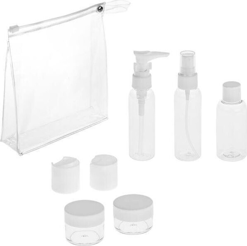a2Z 7-pack Travel bottles and containers