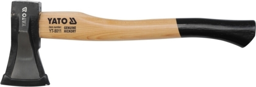 Yato YT-8011, Enkel øks, Øks for kutting, Tre, 1 stykker, Stål, Svart
