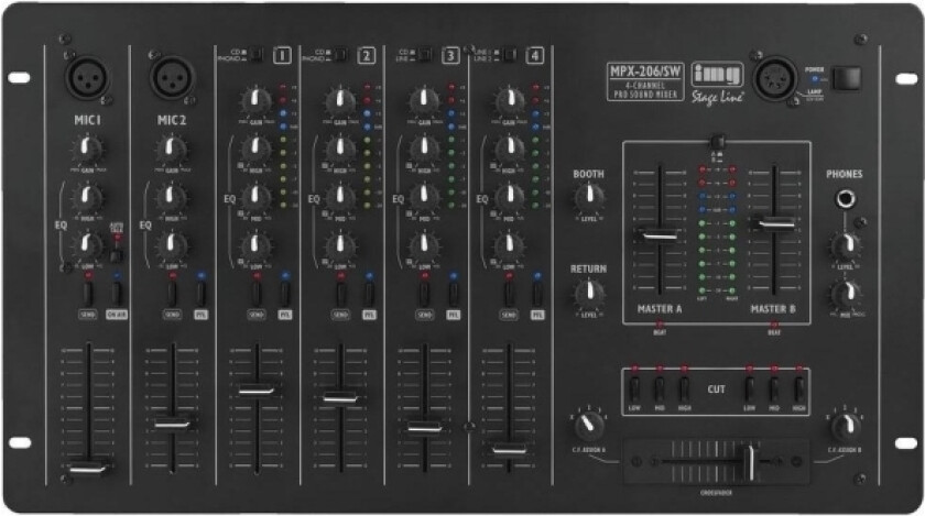 Monacor MPX-206/SW DJ-mikser
