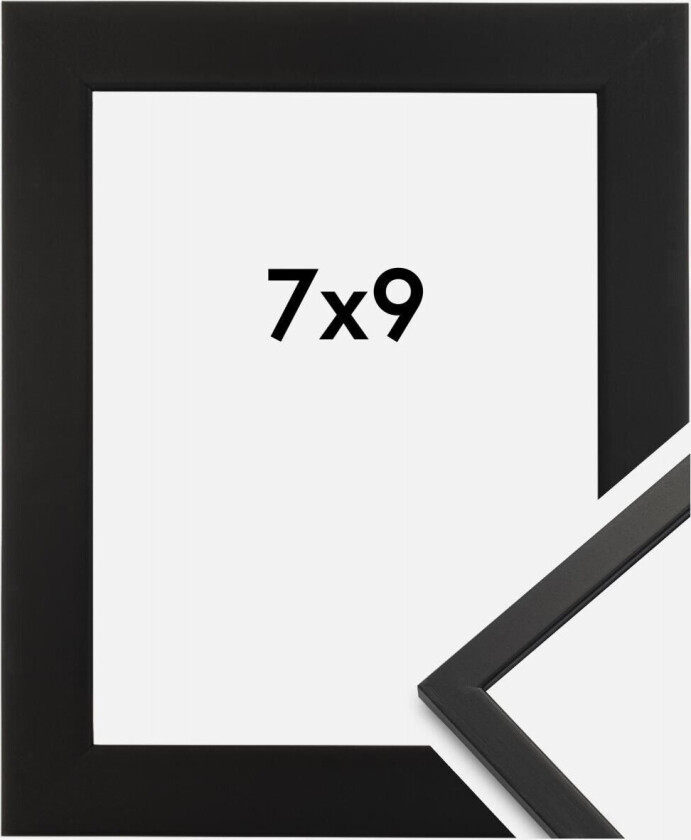 Ramme Edsbyn Akrylglass Svart 7x9 Cm