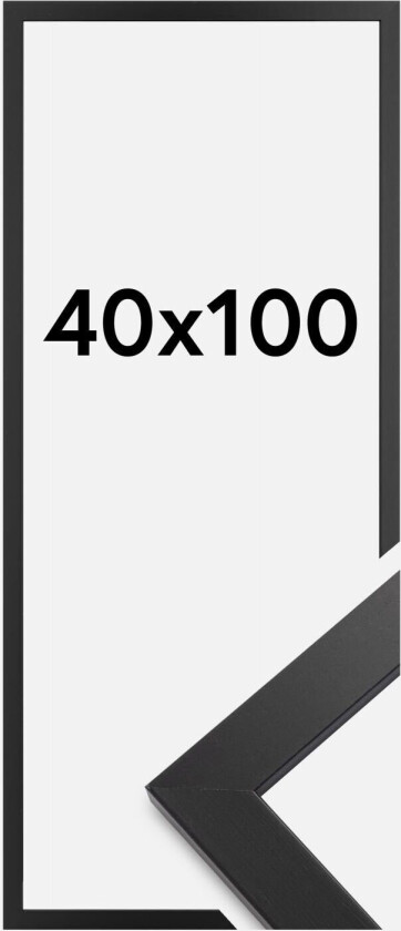 Ramme Black Wood 40x100 Cm