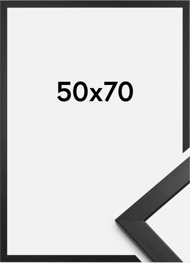 Ramme Stilren Akrylglass Svart 50x70 Cm