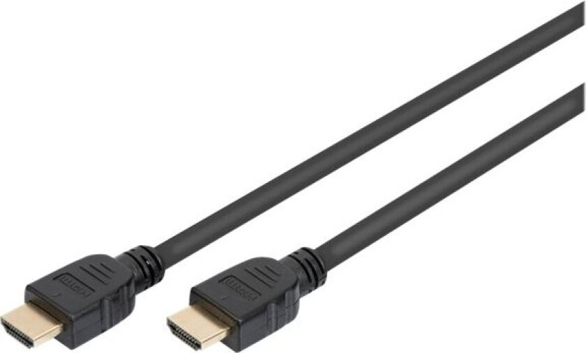 - Ultra High Speed - Hdmi-Kabel Med Ethernet - Hdmi Hann Til Hdmi Hann - 1 M - Trippel Beskyttelse - Svart - 8K-Støtte, Støtte For Dolby Dts-