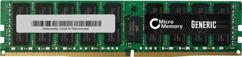 - DDR4 - modul - 16 GB - DIMM 288-pin - 2133 MHz / PC4-17000 - 1.2 V - registrert - ECC