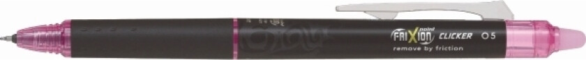 Rollerpen Pilot FriXion Clicker, synergispids, 0,5 mm, pink