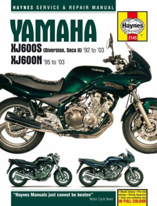 Yamaha Xj600s (Diversion, Seca Ii) & Xj600n Fours (92 - 03) Haynes Repair Manual Av Haynes Publishing