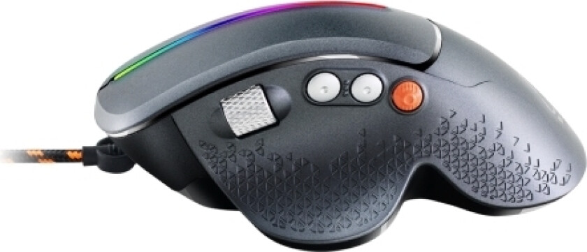 Apstar GM-12, Wired High-end Gaming Mouse with 6 programmable buttons, sunplus optical sensor, 6 levels of DPI and up to 6400, 2 million times