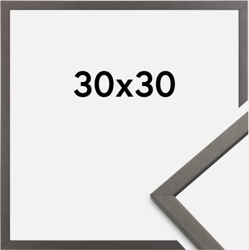 Ramme Edsbyn Grafitt 30x30 Cm